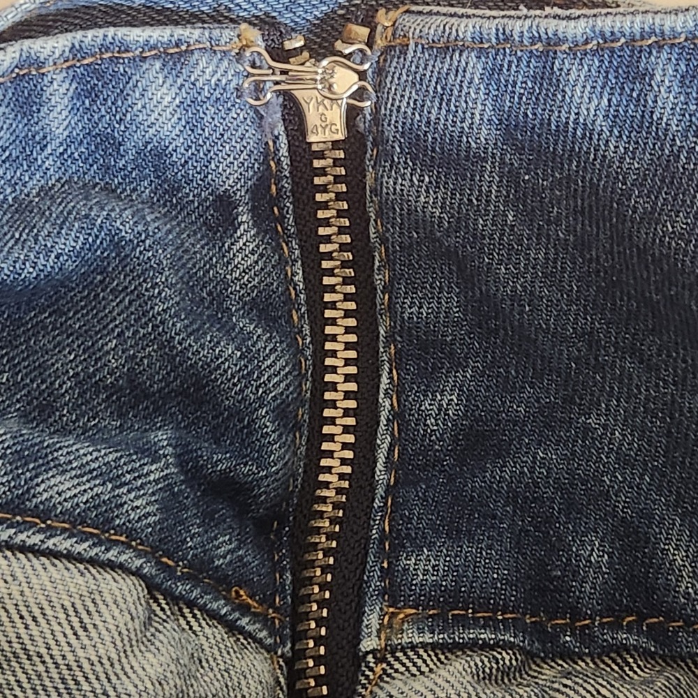 Edikted Micro Denim Skort Pleated and‎ Belted Size M - Picture 4 of 6